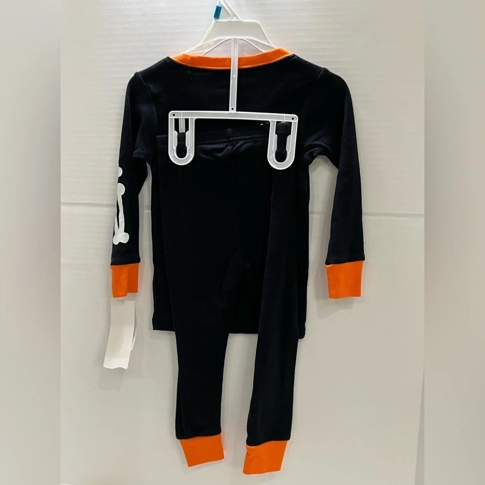 Carter's Black and Orange Glow Pajama Set